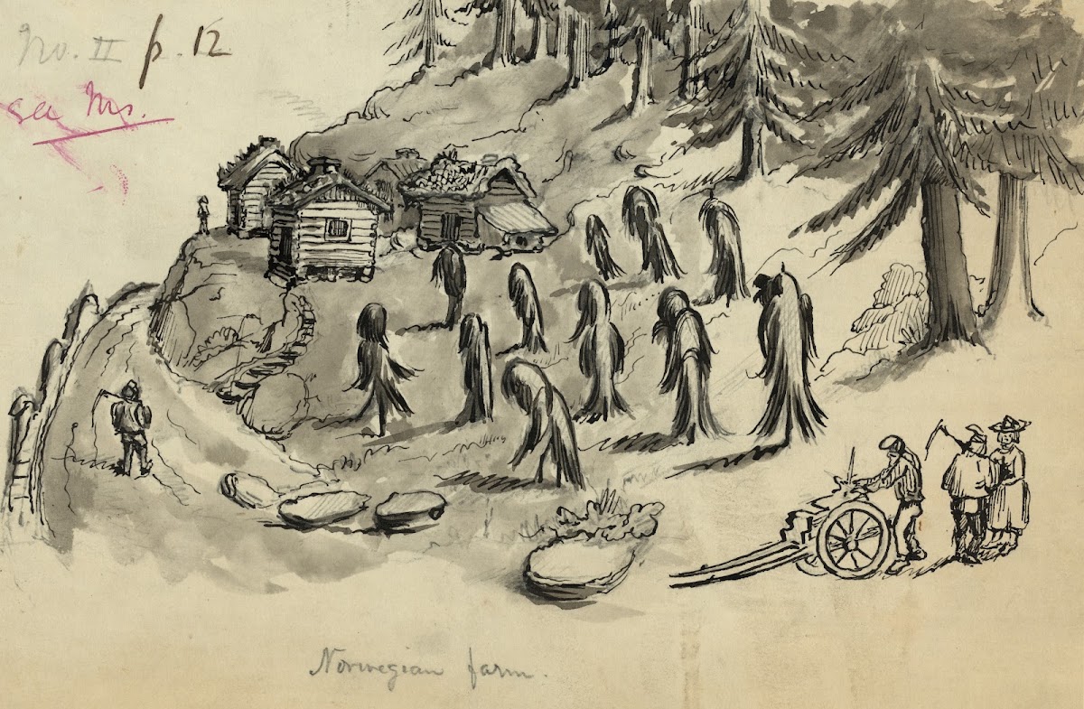 Norwegian farm 1856 1857