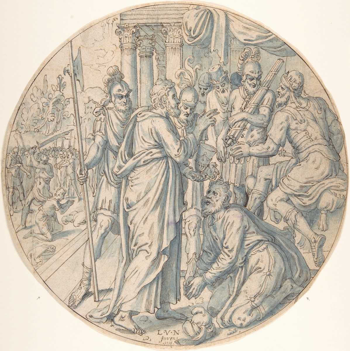 St George and the Sorcerer of Dacian 1555