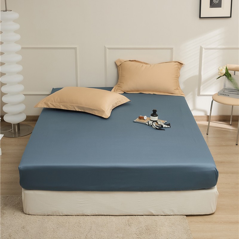 Cotton fitted sheet with elastic, 180×200 cm