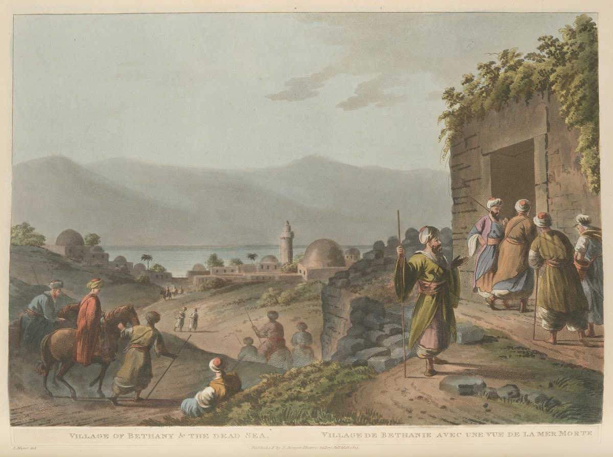 Village of Bethany and the Dead Sea 1804