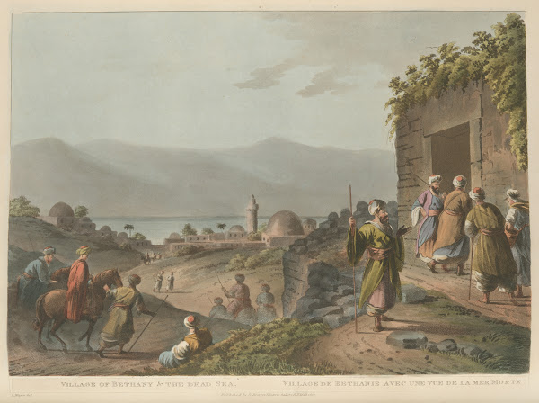 Village of Bethany and the Dead Sea 1804