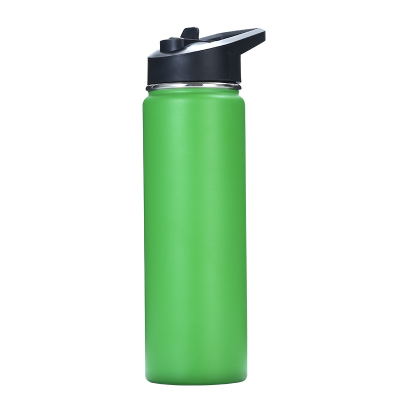 Isolierte Edelstahl-Trinkflasche mit Tragegriff