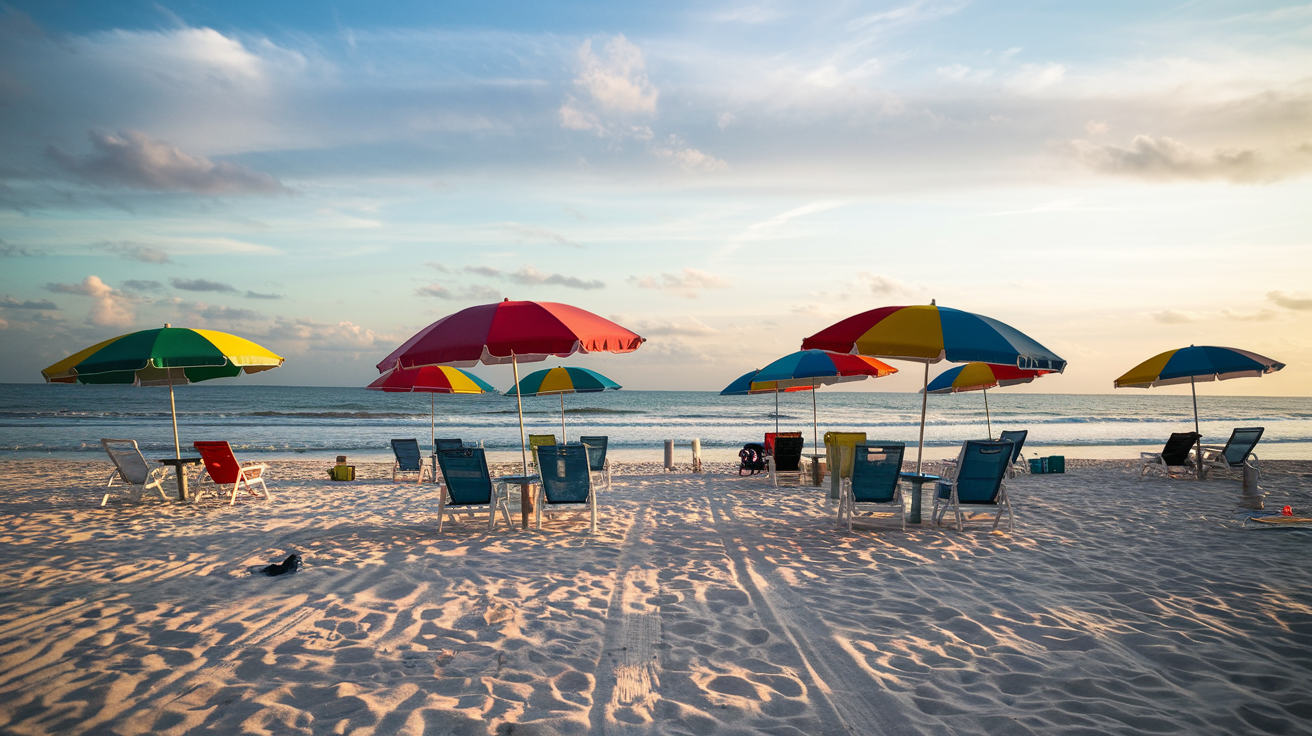 Umbrella Service in North Myrtle Beach in September