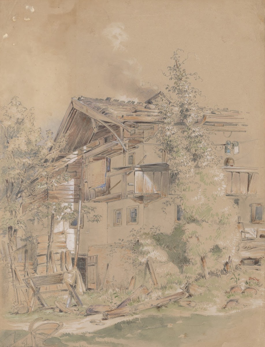 Picturesque Environment of Village Cottage