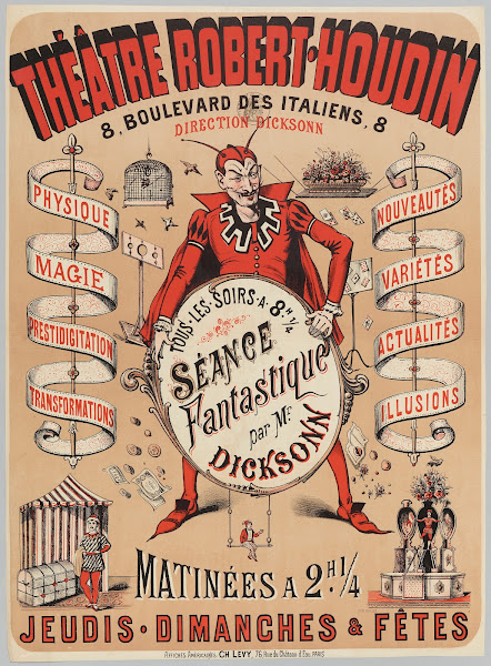Theâtre Robert Houdin 8 Boulevard Des Italiens Seance Fantastiq 1882 1888