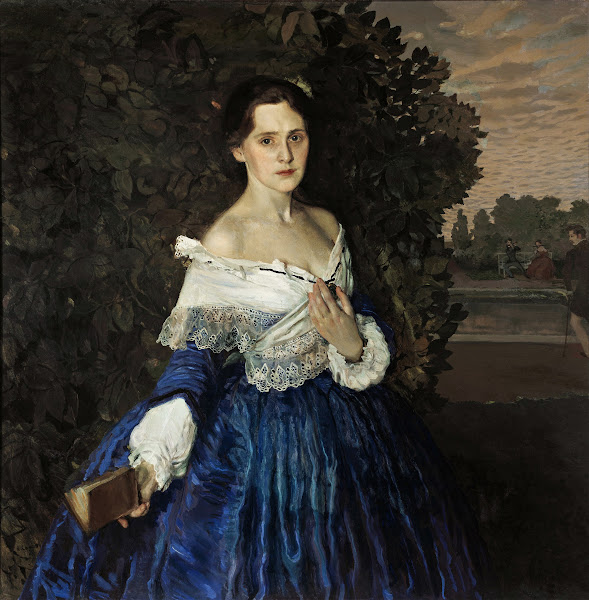 Lady In Blue Portrait Of YeM Martynova C1898
