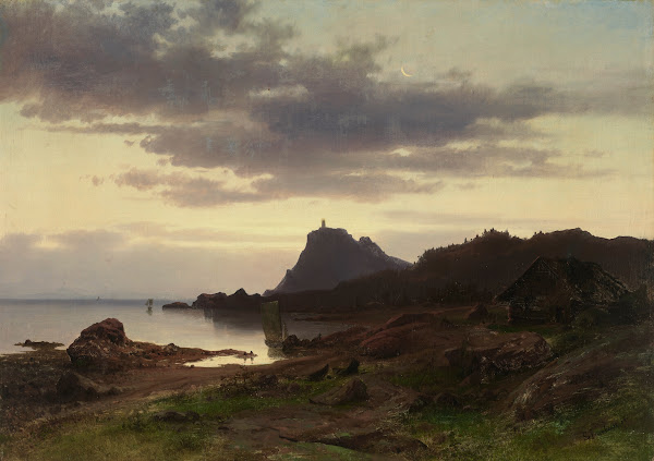 A Lighthouse on the Coast Norway 1855