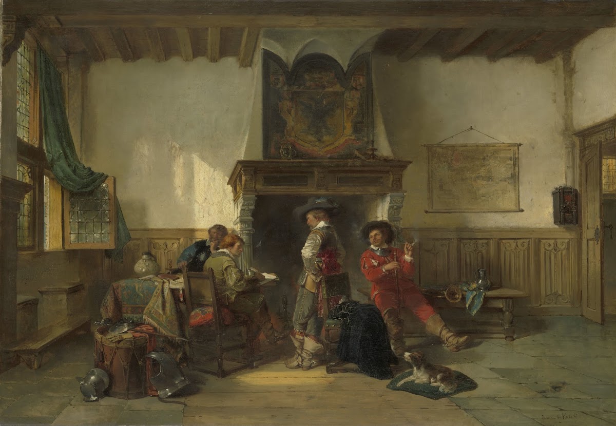 Soldiers in a Guardsroom 1865   1867