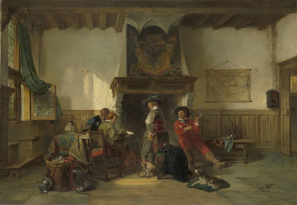Soldiers in a Guardsroom 1865   1867