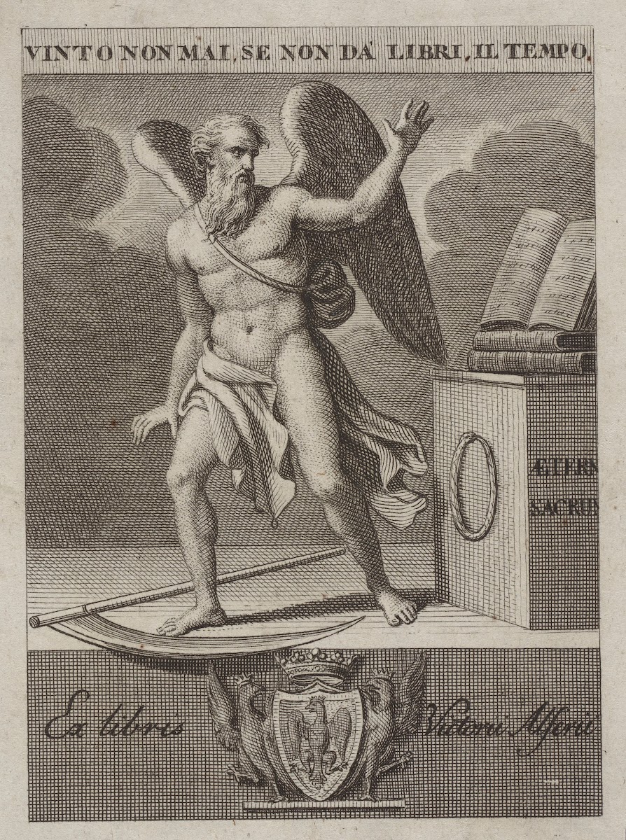 Bookplate Bookplate of Vitoria Alferia before 1802