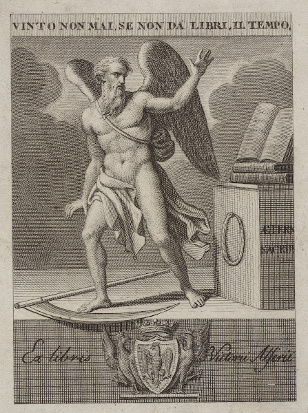 Bookplate Bookplate of Vitoria Alferia before 1802