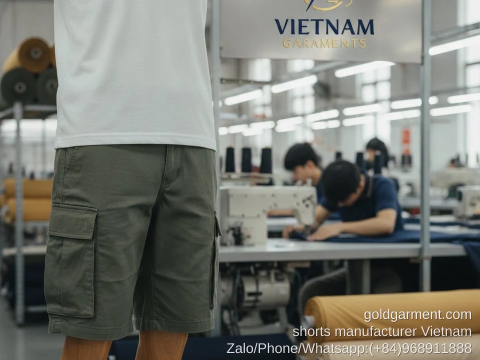 Shorts & Cargo Pants Manufacturing in Vietnam: Casual & Tactical Wear Sourcing Guide - Gold Garment Vietnam