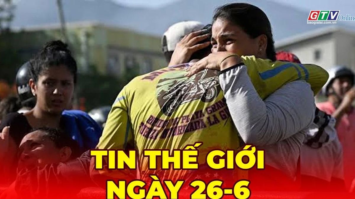 Tin thế giới ngày 26-6: Hàng trăm người mắc kẹt dưới đống đổ nát sau động đất, Venezuela chạy đua cứu hộ - Báo Gia Lai