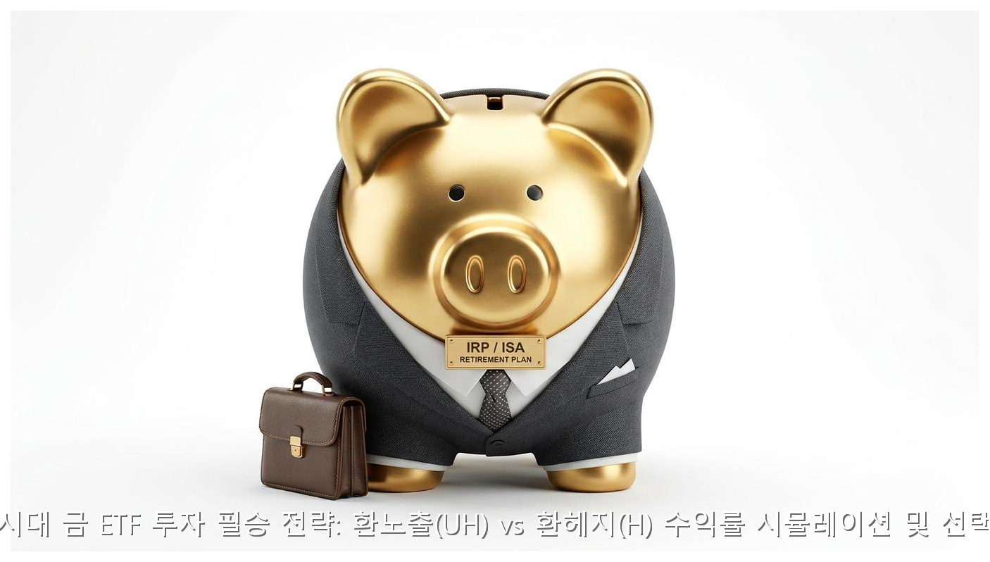 고환율 시대 금 ETF 투자 필승 전략: 환노출(UH) vs 환헤지(H) 수익률 시뮬레이션 및 선택 가이드 핵심 안내 및 분석 인포그래픽 (7)