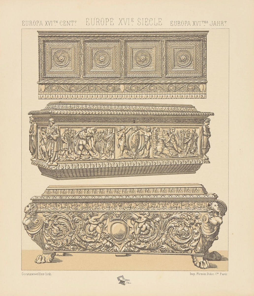 Objets mobiliers  bahuts coffres de mariage 1876 1888
