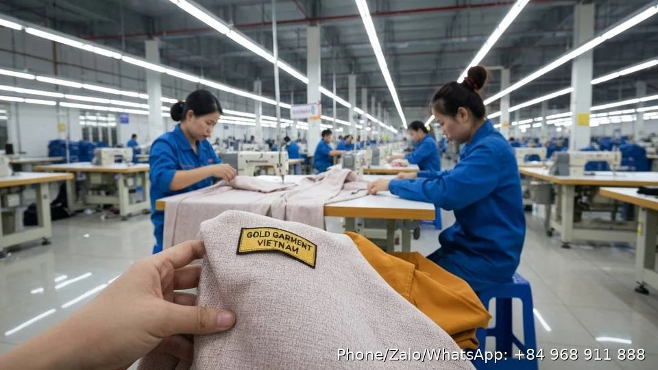 contract clothing manufacturers - Gold Garment Vietnam