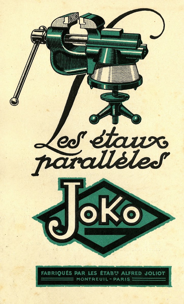 Les étaux parallèles Joko 1927