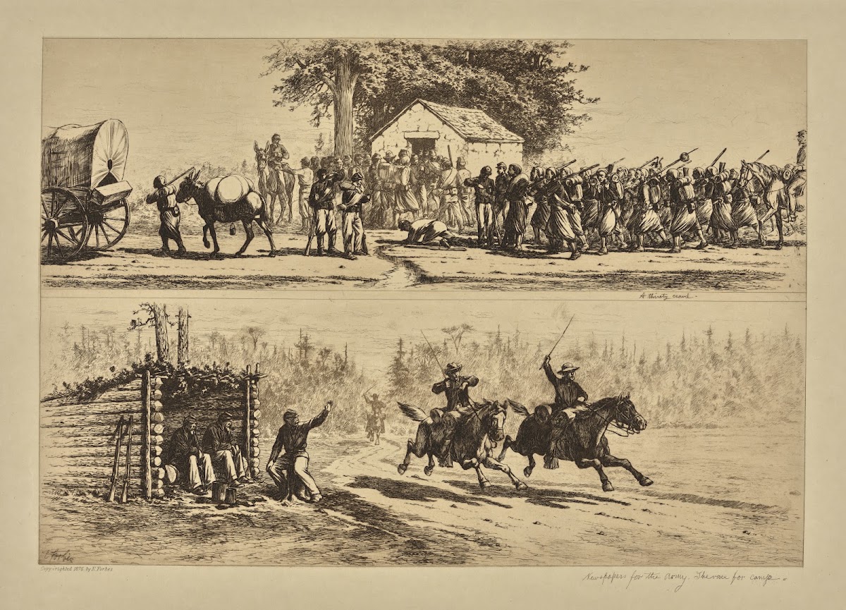Newspapers for the Army The race for camp 1876