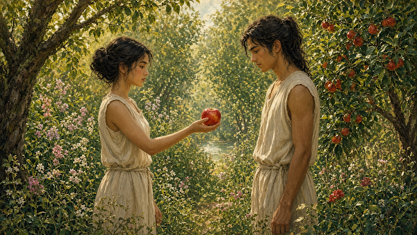The fruit they shared (Gen 3:6) — Origin Bible Week 3 Forbidden Fruit free image