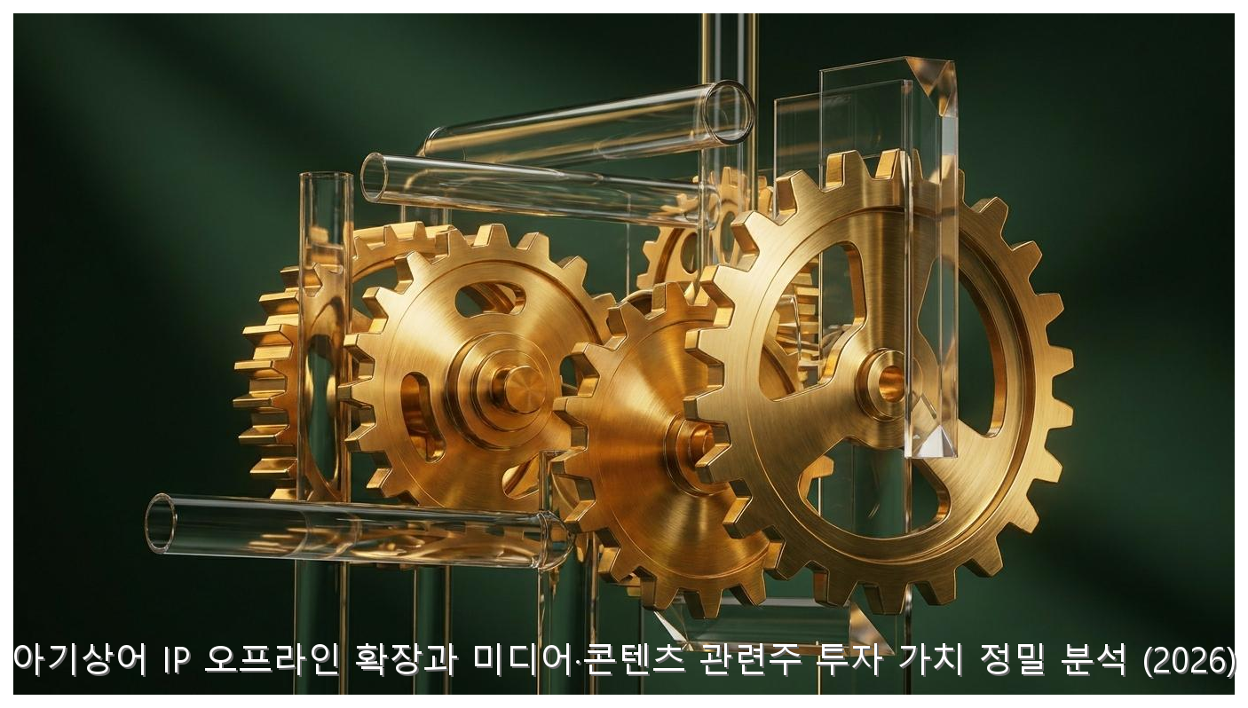 아기상어 IP 오프라인 확장과 미디어·콘텐츠 관련주 투자 가치 정밀 분석 (2026) 핵심 안내 및 분석 인포그래픽 (5)