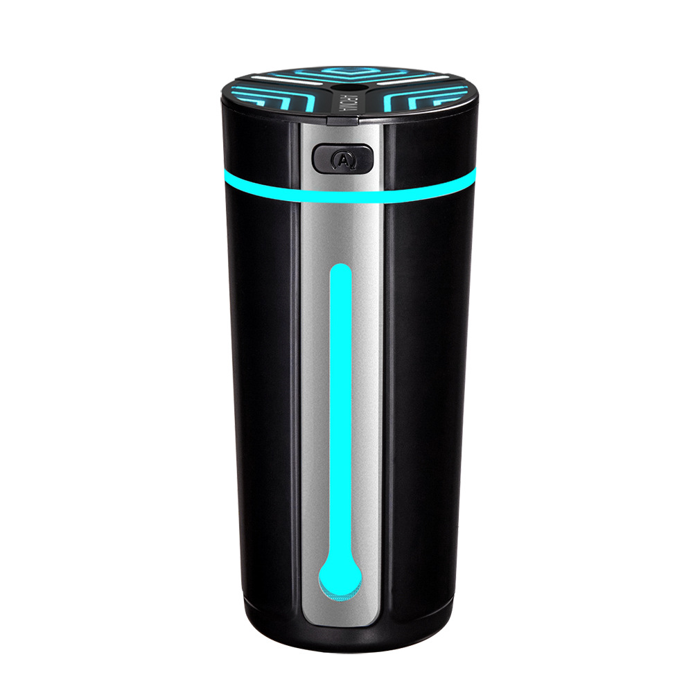 Car diffuser with LED light, model LA-0640