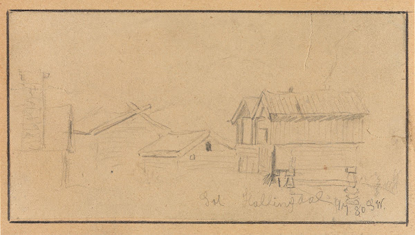 Farm Yard Gol in Hallingdal 1880