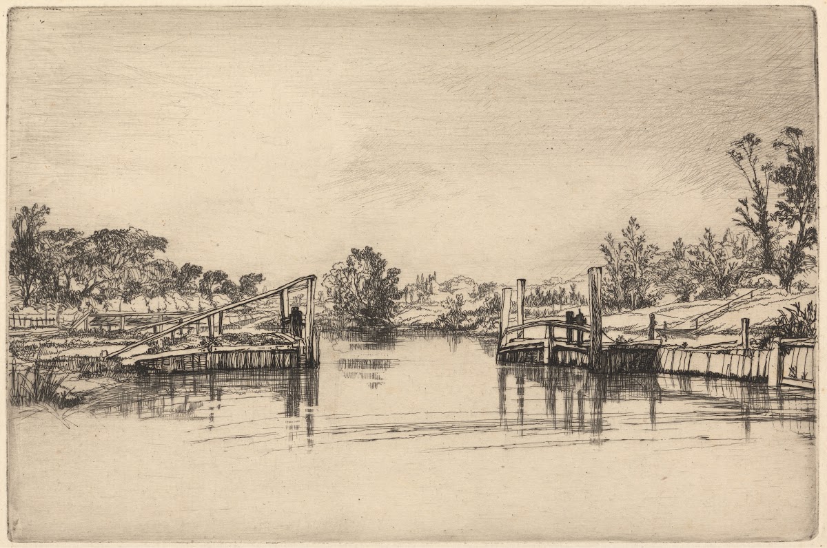Egham Lock after 1858