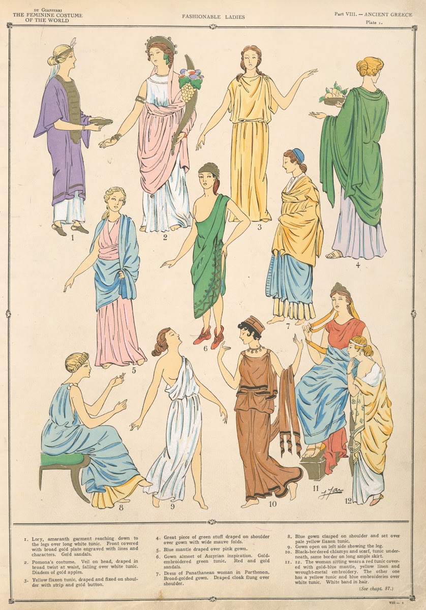 Ancient Greece  Fashionable ladies 1926 1927
