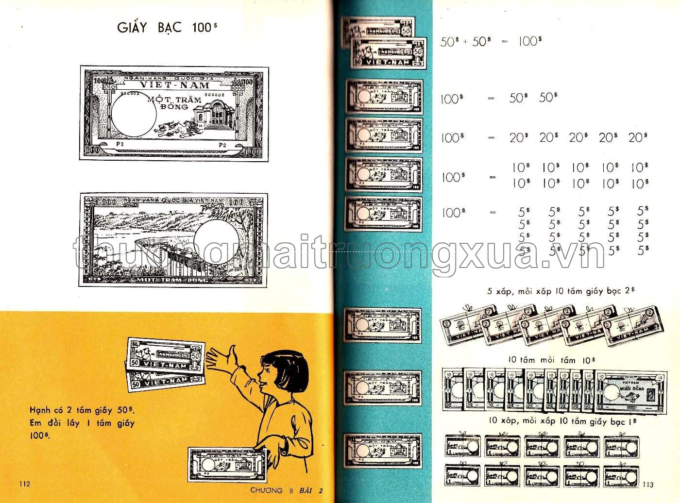 Em học toán lớp tư (1965) - Trang 57