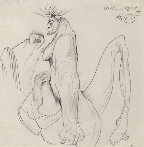 Symbolic composition with three figures 1928