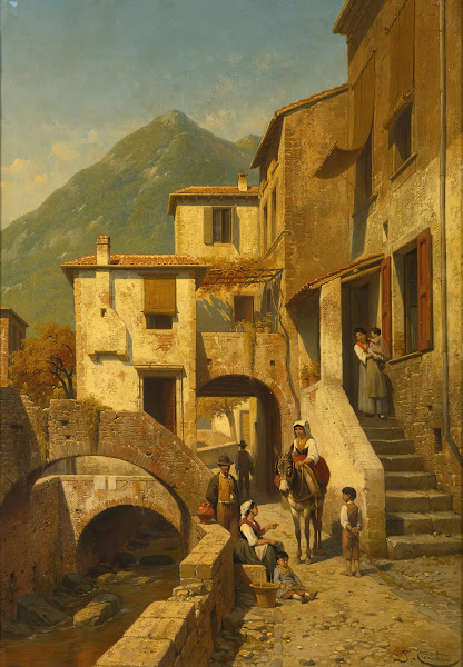 RueA Monte Rosso Bord De La Mediterrane Italie 1888
