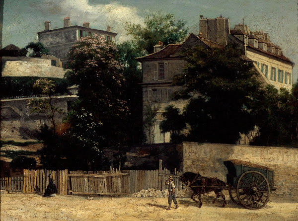 La rue dOrchamp à Montmartre 1864