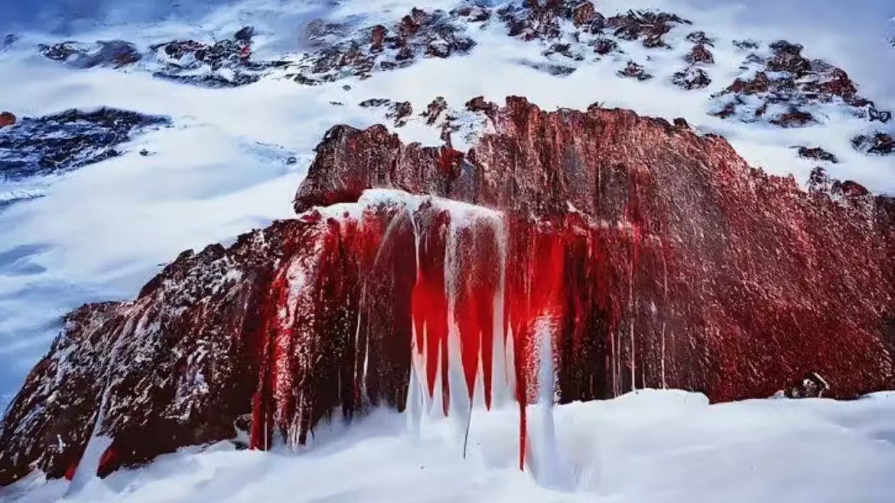 Why is Antarctica’s Blood Falls Red?