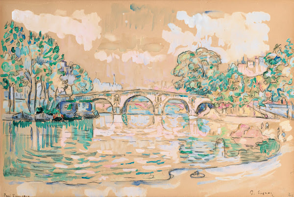 Paris Le Pont Marie 1910