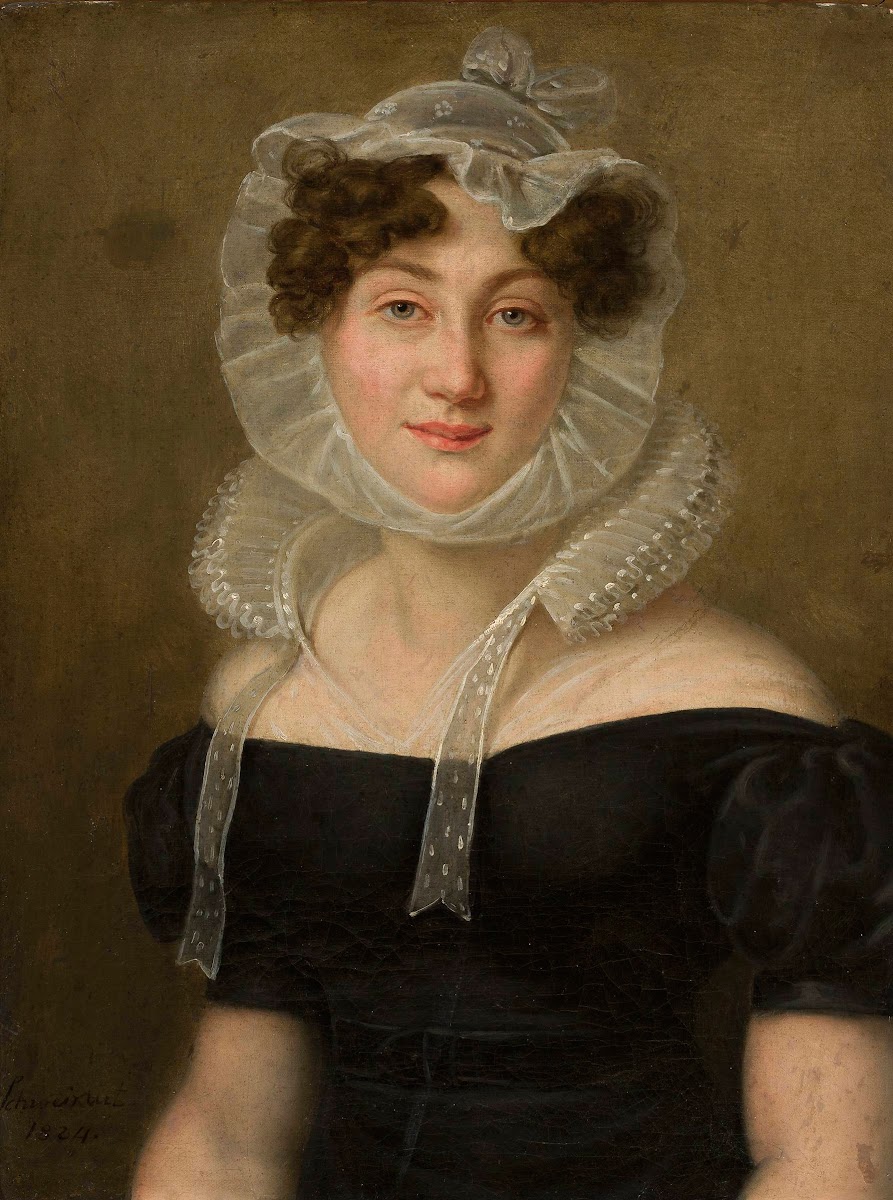 Portrait of a lady in a cap 1824
