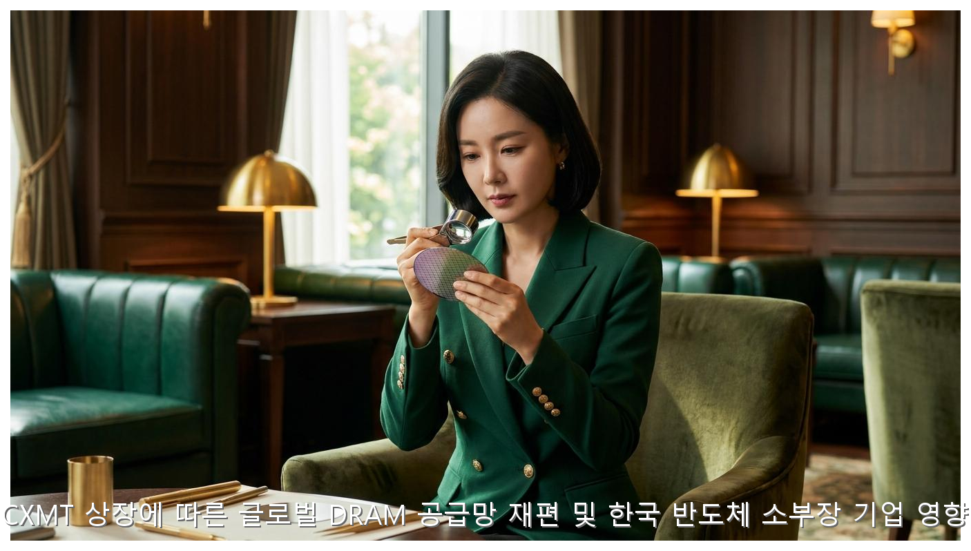 중국 CXMT 상장에 따른 글로벌 DRAM 공급망 재편 및 한국 반도체 소부장 기업 영향 분석 핵심 안내 및 분석 인포그래픽 (3)