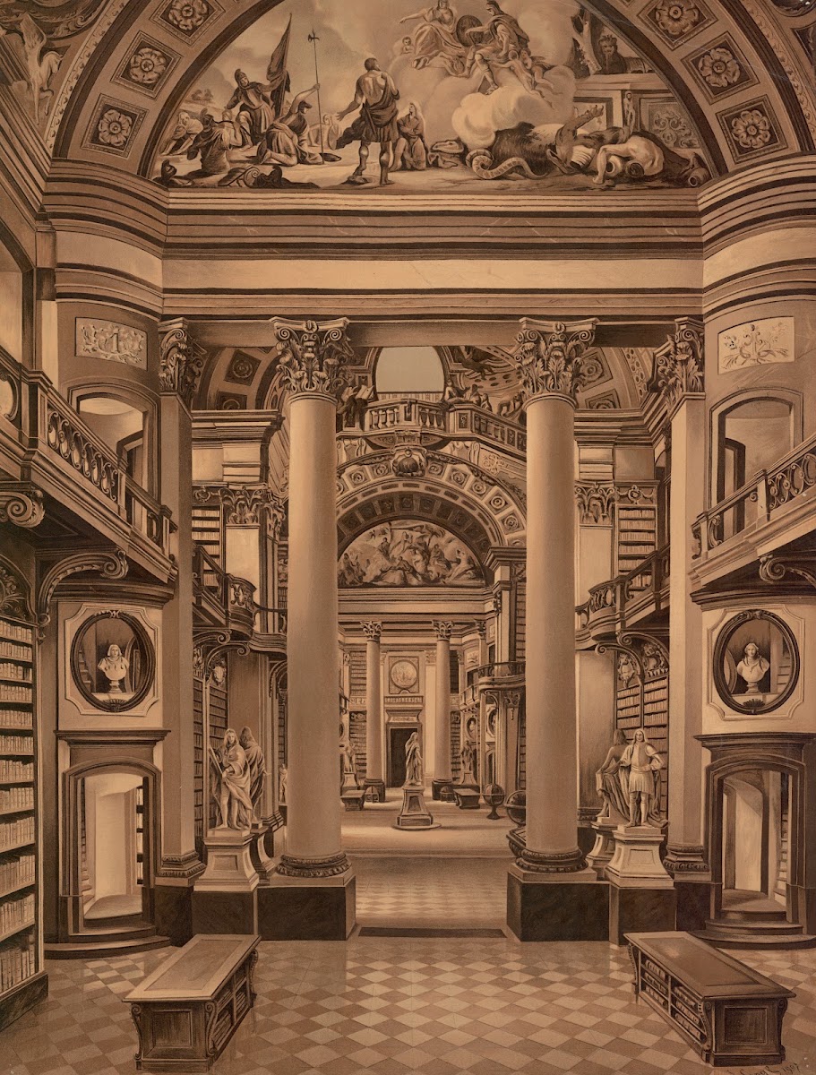 The Court Library in Vienna 1883