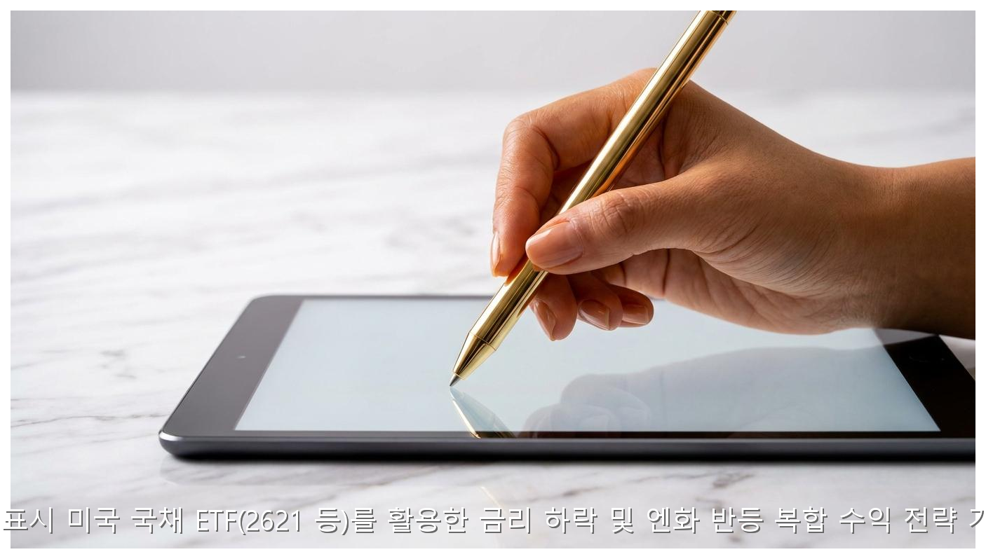 엔화 표시 미국 국채 ETF(2621 등)를 활용한 금리 하락 및 엔화 반등 복합 수익 전략 가이드 핵심 안내 및 분석 인포그래픽 (3)