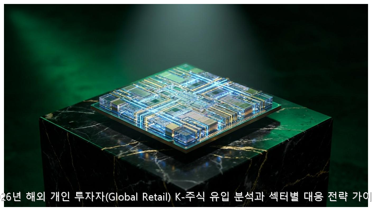 2026 해외 개인 투자자 K-주식 유입 분석 가이드 핵심 안내 및 분석 인포그래픽 (3)