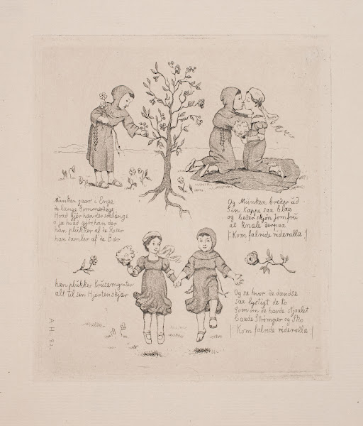 Munken går i enge 1882