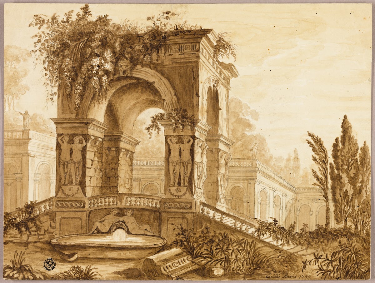 Portico In Ruins 1799