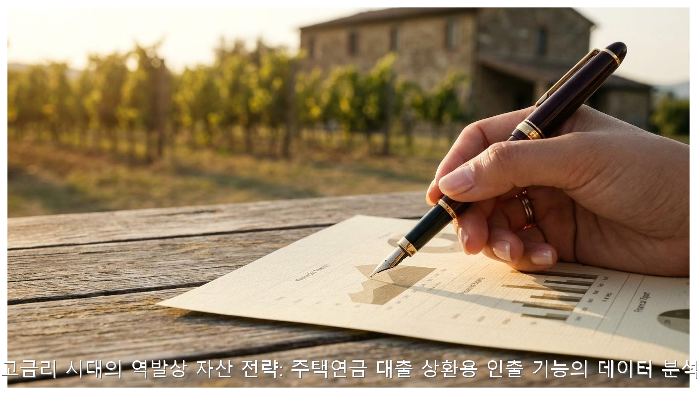 2026년 고금리 시대의 역발상 자산 전략: 주택연금 대출 상환용 인출 기능의 데이터 분석적 접근 핵심 안내 및 분석 인포그래픽 (3)