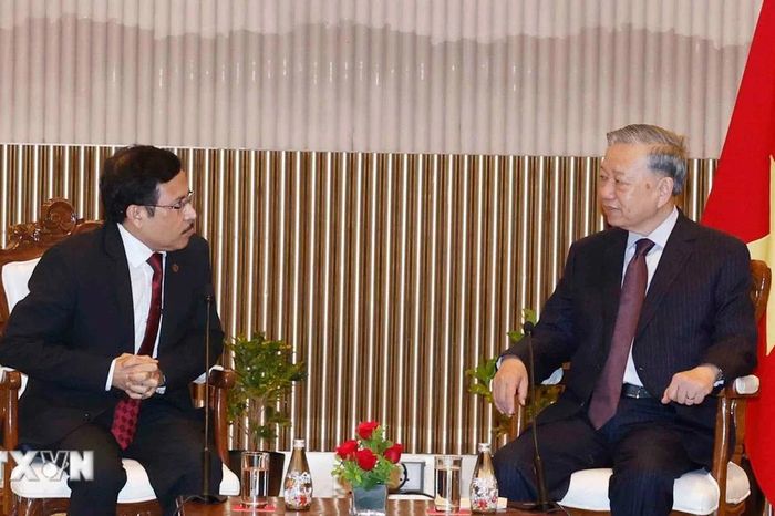 Tổng Bí thư, Chủ tịch nước Tô Lâm tiếp doanh nghiệp Ấn Độ - Báo VietnamPlus