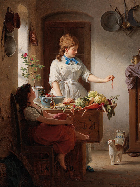 A Kitchen Idyll 1873