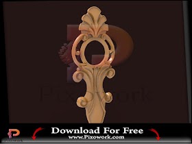 cnc router projects STL Wood Carving Hand Mirror Frame 3D Stl Model for
Stl