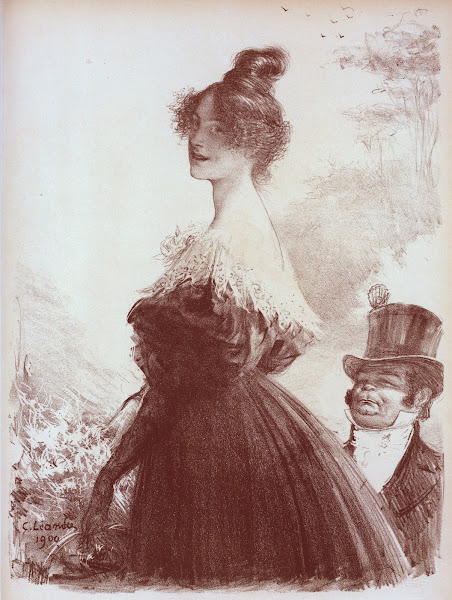 Dessin original pour les Maîtres de lAffiche 1900