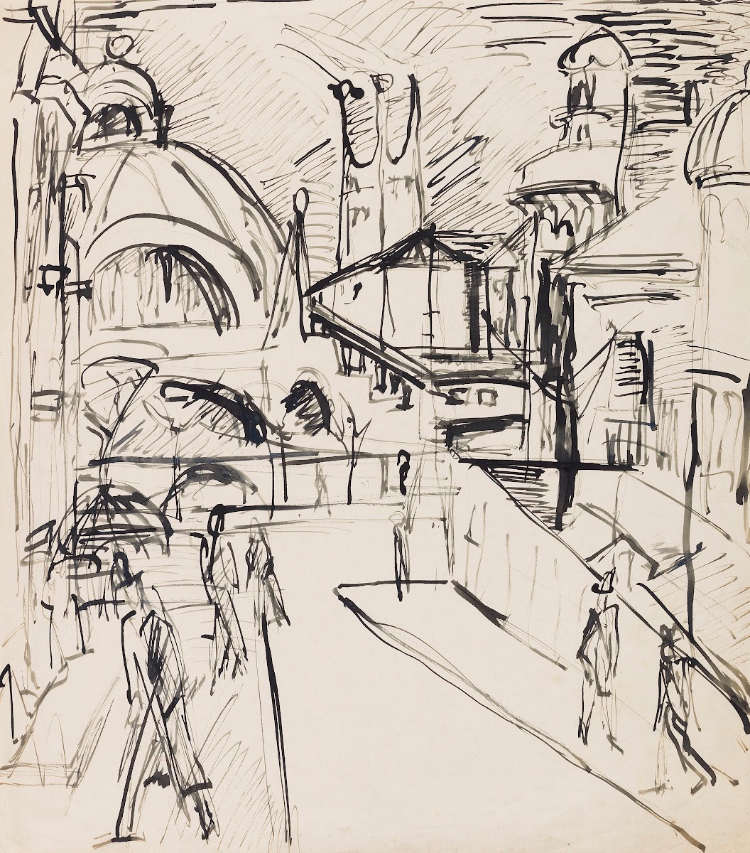 Stadtszene Nollendorfplatz 1915