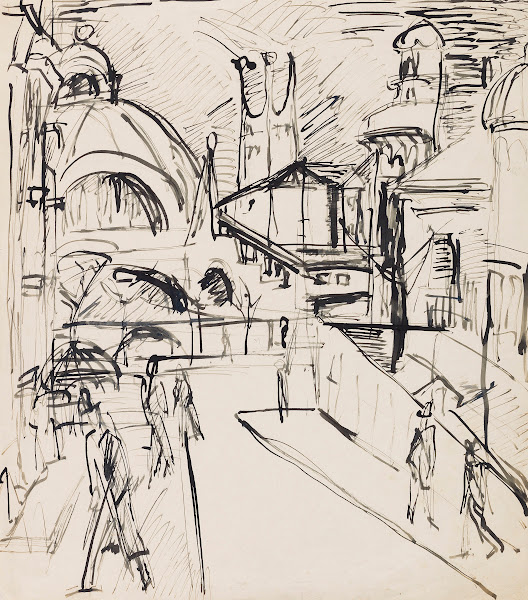 Stadtszene Nollendorfplatz 1915