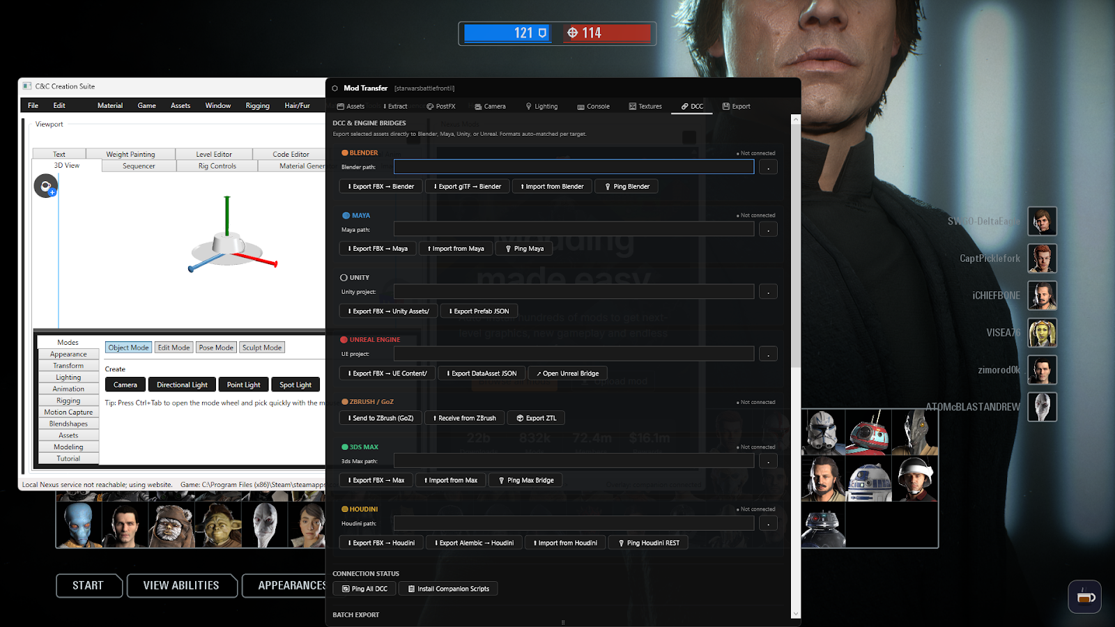 Mod Transfer Interface 19