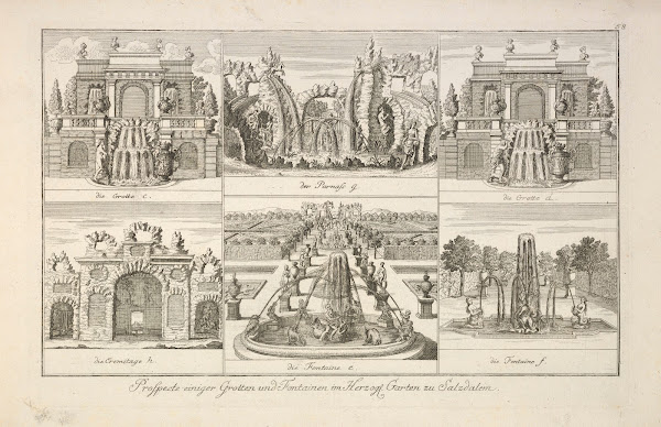 Architecture of German cities Pl48 18th century